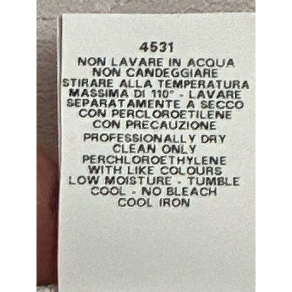 Boutique Moschino 6 White Silk Blend Blouse Floral Lace Embroidery Designer Top - Picture 10 of 12